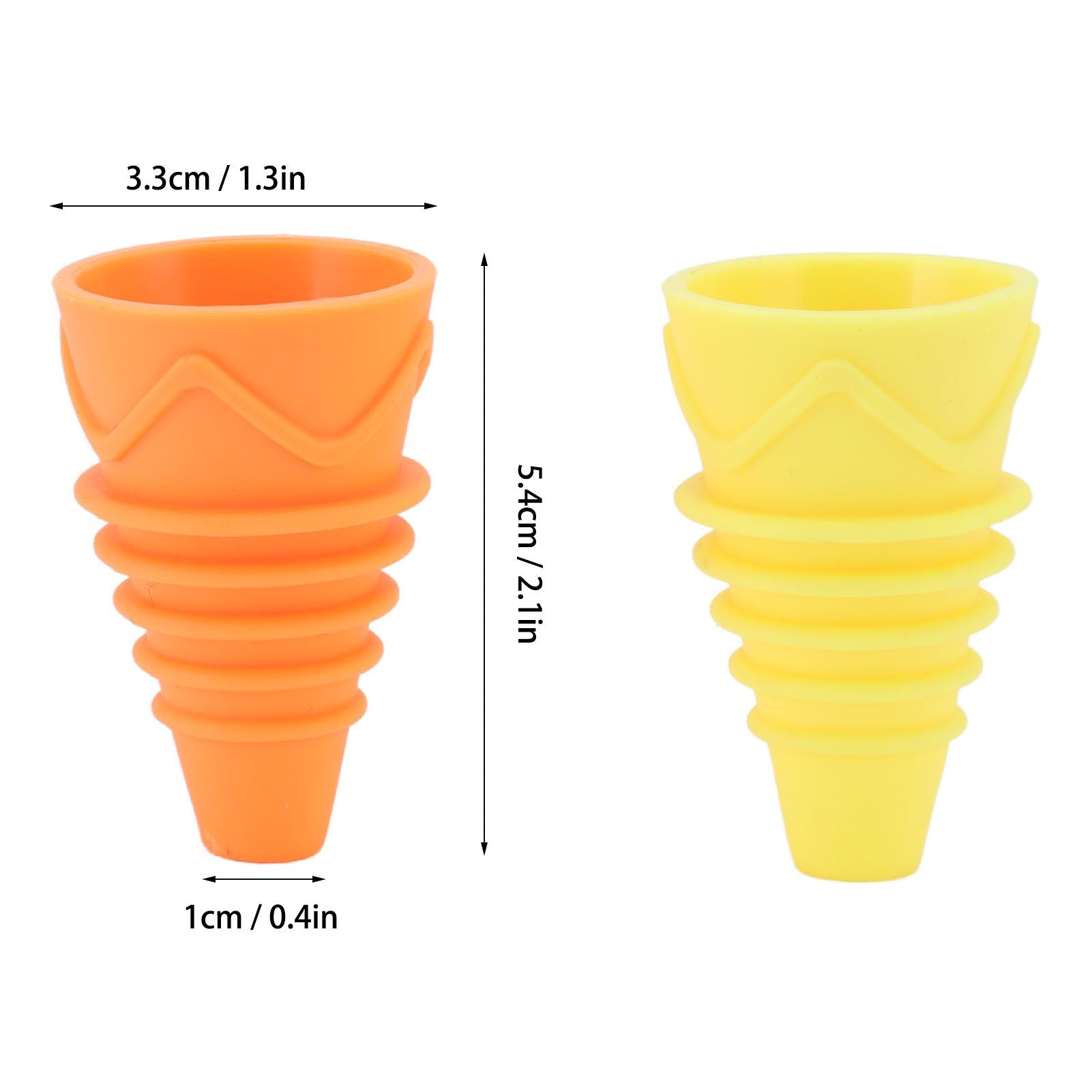 6PCS Fly Trap Funnel Reusable Flexible Silicone Flytrap Funnel Home Garden Kitchen Flytrap for Water Bottles V1294-YM0523-3118220078111