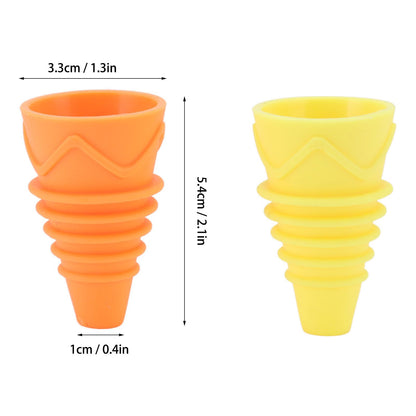 6PCS Fly Trap Funnel Reusable Flexible Silicone Flytrap Funnel Home Garden Kitchen Flytrap for Water Bottles V1294-YM0523-3118220078111