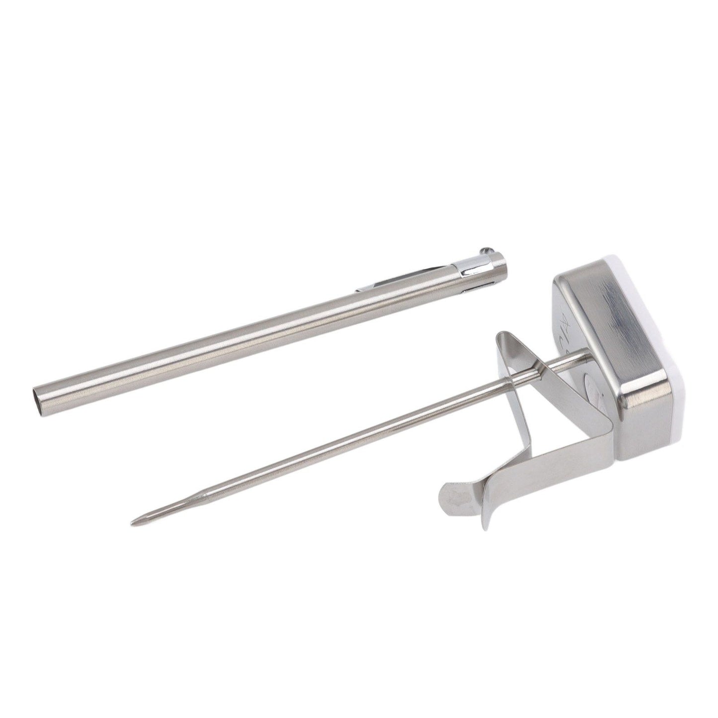 Food Thermometer Regulable Clip Large Display Screen Detachable Stainless Steel White Kitchen Thermometer V1294-YM0523-3118220079611