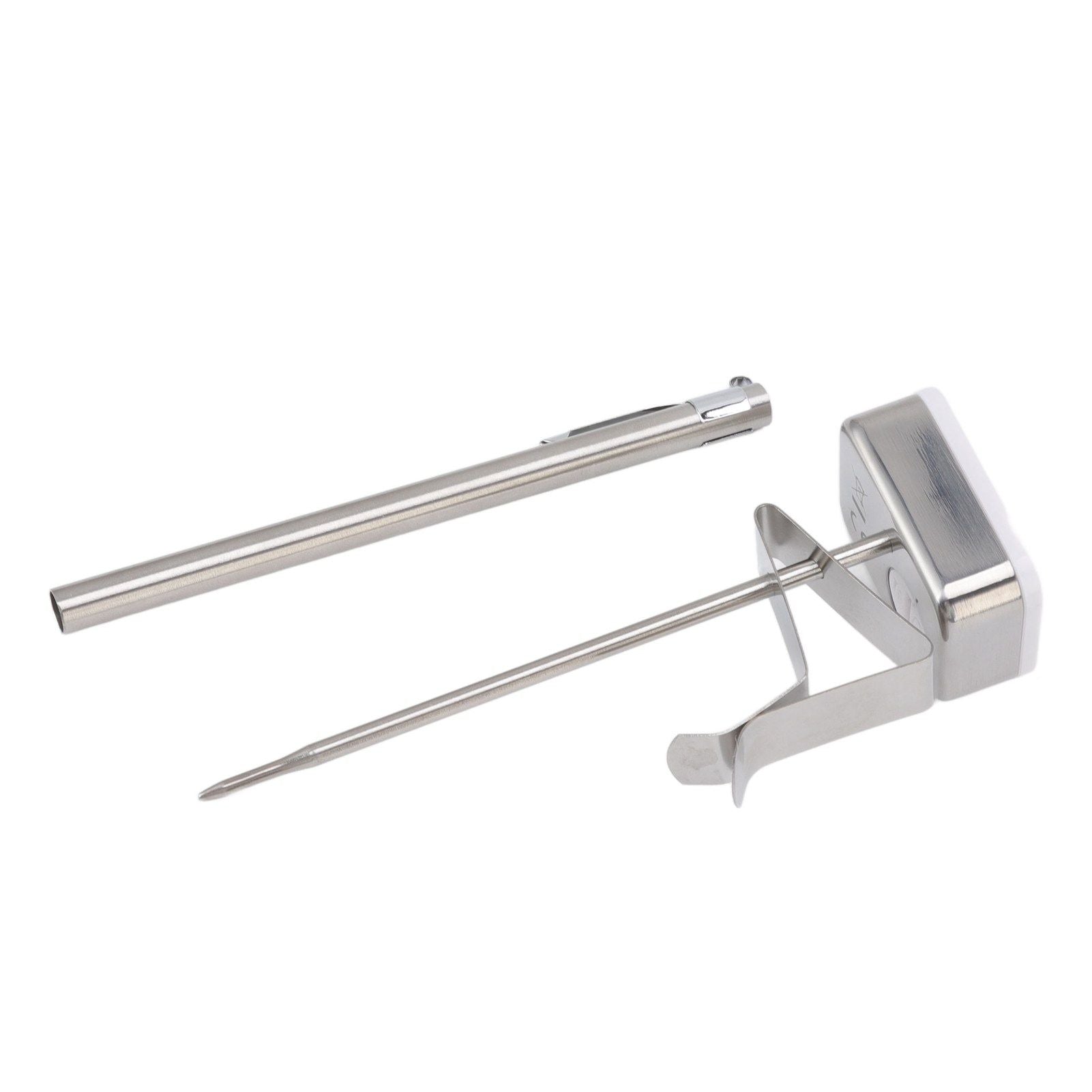 Food Thermometer Regulable Clip Large Display Screen Detachable Stainless Steel White Kitchen Thermometer V1294-YM0523-3118220079611