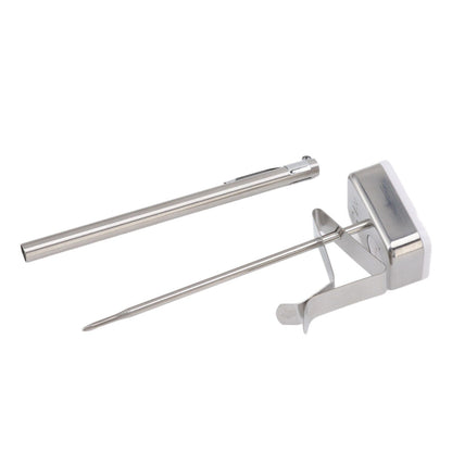 Food Thermometer Regulable Clip Large Display Screen Detachable Stainless Steel White Kitchen Thermometer V1294-YM0523-3118220079611
