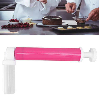 Manual Cake Airbrush DIY Multiple Colors Leakage Proof Plastic Cake Airbrush Pump with Transparent Tank for V1294-YM0523-3118220081911