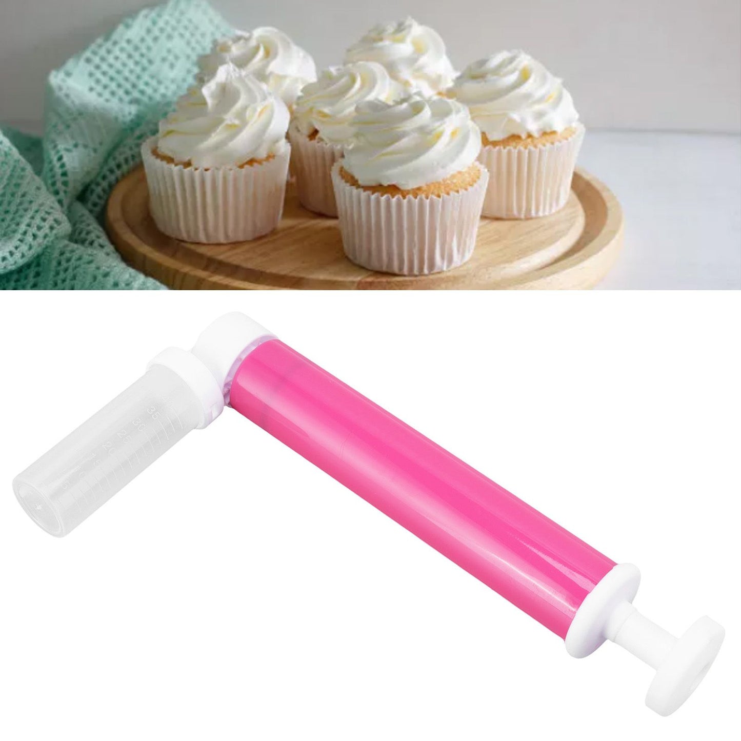 Manual Cake Airbrush DIY Multiple Colors Leakage Proof Plastic Cake Airbrush Pump with Transparent Tank for V1294-YM0523-3118220081911