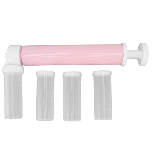 Manual Cake Airbrush DIY Multiple Colors Leakage Proof Plastic Cake Airbrush Pump with Transparent Tank for V1294-YM0523-3118220081913