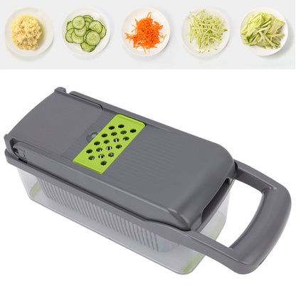 Multifunctional Vegetable Cutter with Egg White Separator 6 Blades Garlic Grinder Tabletting Large Capacity V1294-YM0523-3118220082311