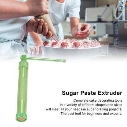 Sugar Paste Extruder Pottery Clay Extruders Cake Fondant Decorating Tool Set with Interchangeable Discs for V1294-YM0523-3118220083011