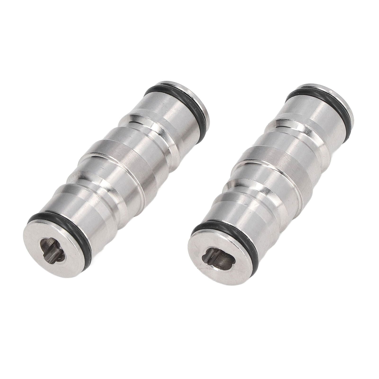 2 Pcs Homebrew Beer Keg Ball Lock Post Connector Stainless Steel Durable Quick Ball Lock Connector V1294-YM0523-3118220084011