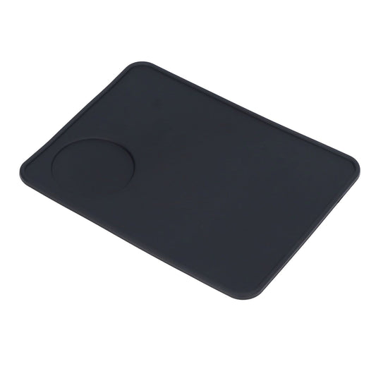 Coffee Tamping Mat Soft Flexible Black Food Grade Silicone Odorless Non Slip Coffee Corner Tamper Mat V1294-YM0523-3118220085111