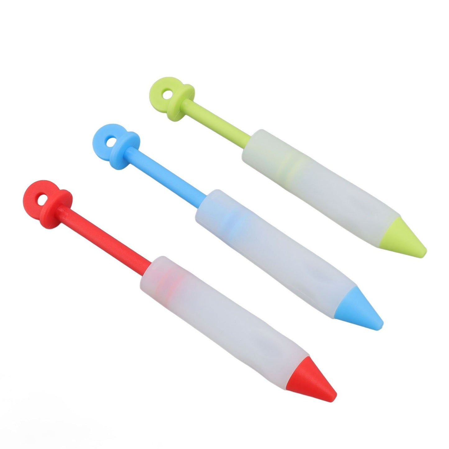 3 Set Cake Decorating Pen Tool Kit Food Grade Silicone Detachable DIY Cake Icing Pen with 12 Patterns for V1294-YM0523-3118220085411