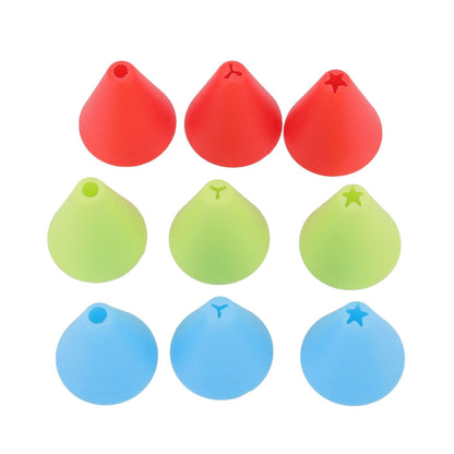 3 Set Cake Decorating Pen Tool Kit Food Grade Silicone Detachable DIY Cake Icing Pen with 12 Patterns for V1294-YM0523-3118220085411