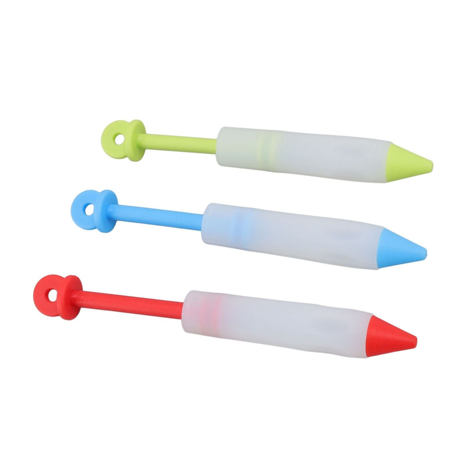 3 Set Cake Decorating Pen Tool Kit Food Grade Silicone Detachable DIY Cake Icing Pen with 12 Patterns for V1294-YM0523-3118220085411
