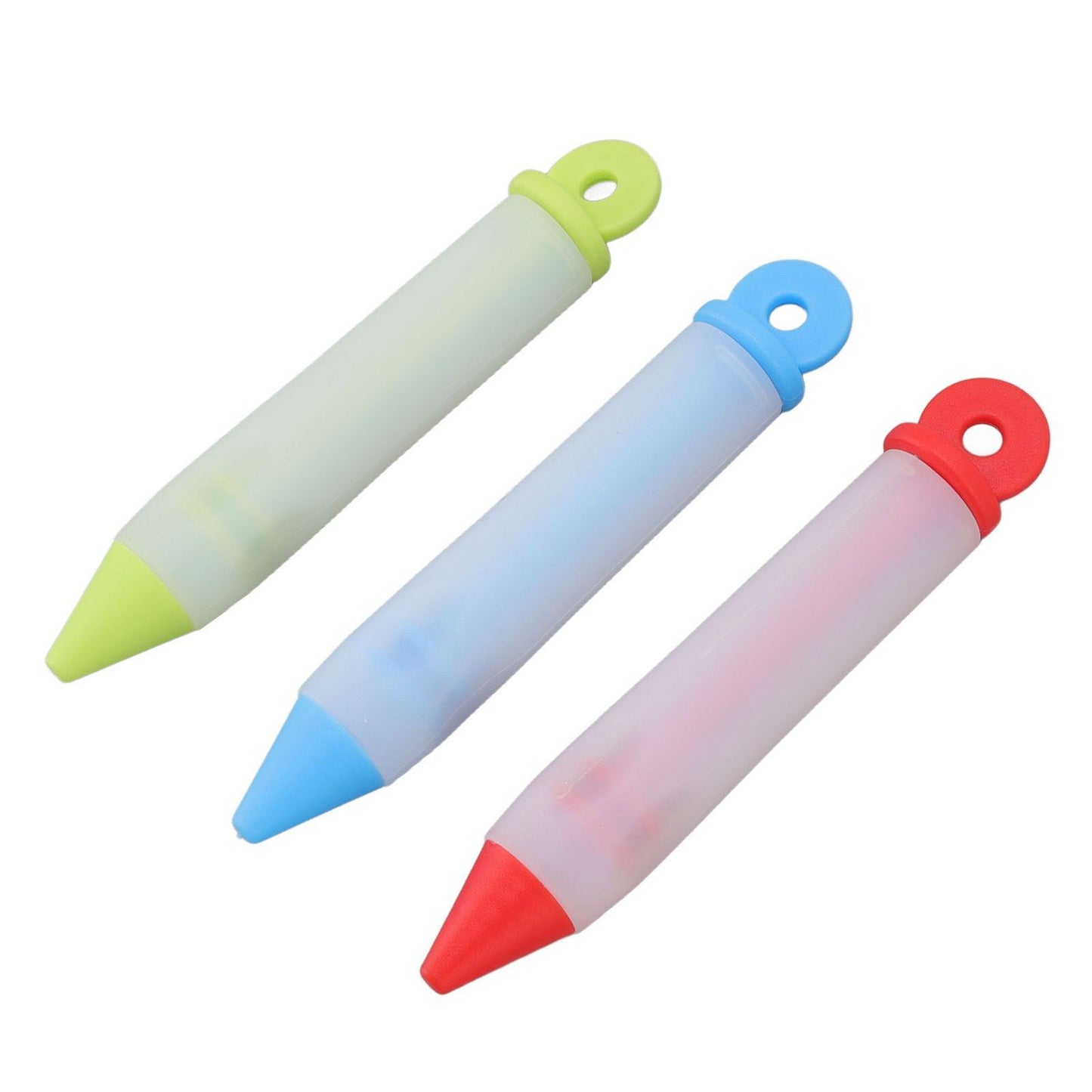3 Set Cake Decorating Pen Tool Kit Food Grade Silicone Detachable DIY Cake Icing Pen with 12 Patterns for V1294-YM0523-3118220085411