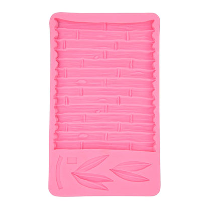 Chinese Style Bamboo Leaf Silicone Mold Bamboo Pattern Baking Mould for DIY Cake Fondant Chocolate V1294-YM0523-3118220086211