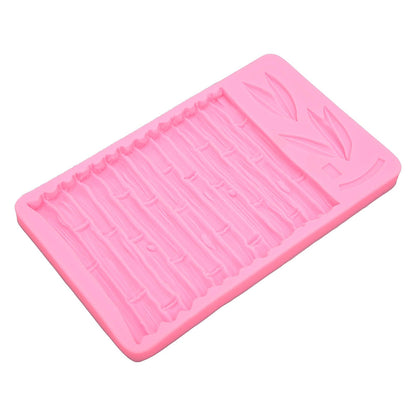 Chinese Style Bamboo Leaf Silicone Mold Bamboo Pattern Baking Mould for DIY Cake Fondant Chocolate V1294-YM0523-3118220086211