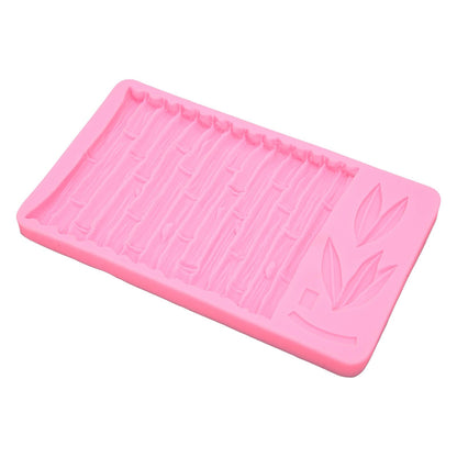 Chinese Style Bamboo Leaf Silicone Mold Bamboo Pattern Baking Mould for DIY Cake Fondant Chocolate V1294-YM0523-3118220086211