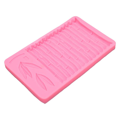 Chinese Style Bamboo Leaf Silicone Mold Bamboo Pattern Baking Mould for DIY Cake Fondant Chocolate V1294-YM0523-3118220086211