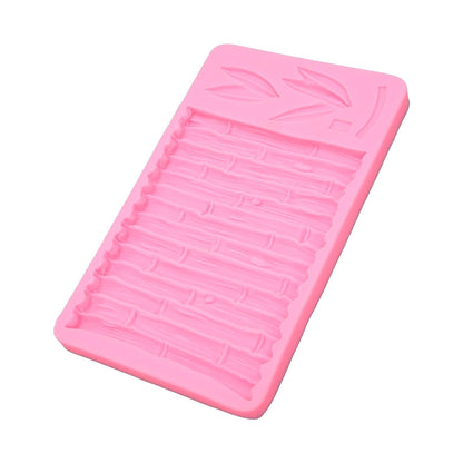 Chinese Style Bamboo Leaf Silicone Mold Bamboo Pattern Baking Mould for DIY Cake Fondant Chocolate V1294-YM0523-3118220086211