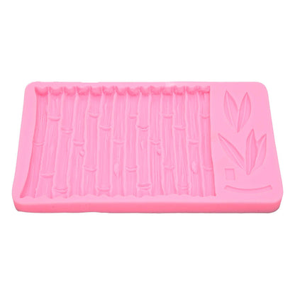 Chinese Style Bamboo Leaf Silicone Mold Bamboo Pattern Baking Mould for DIY Cake Fondant Chocolate V1294-YM0523-3118220086211