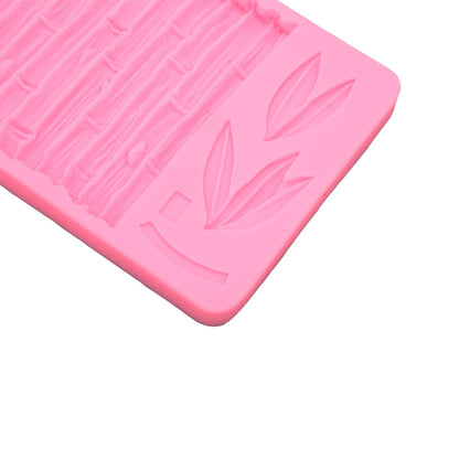 Chinese Style Bamboo Leaf Silicone Mold Bamboo Pattern Baking Mould for DIY Cake Fondant Chocolate V1294-YM0523-3118220086211