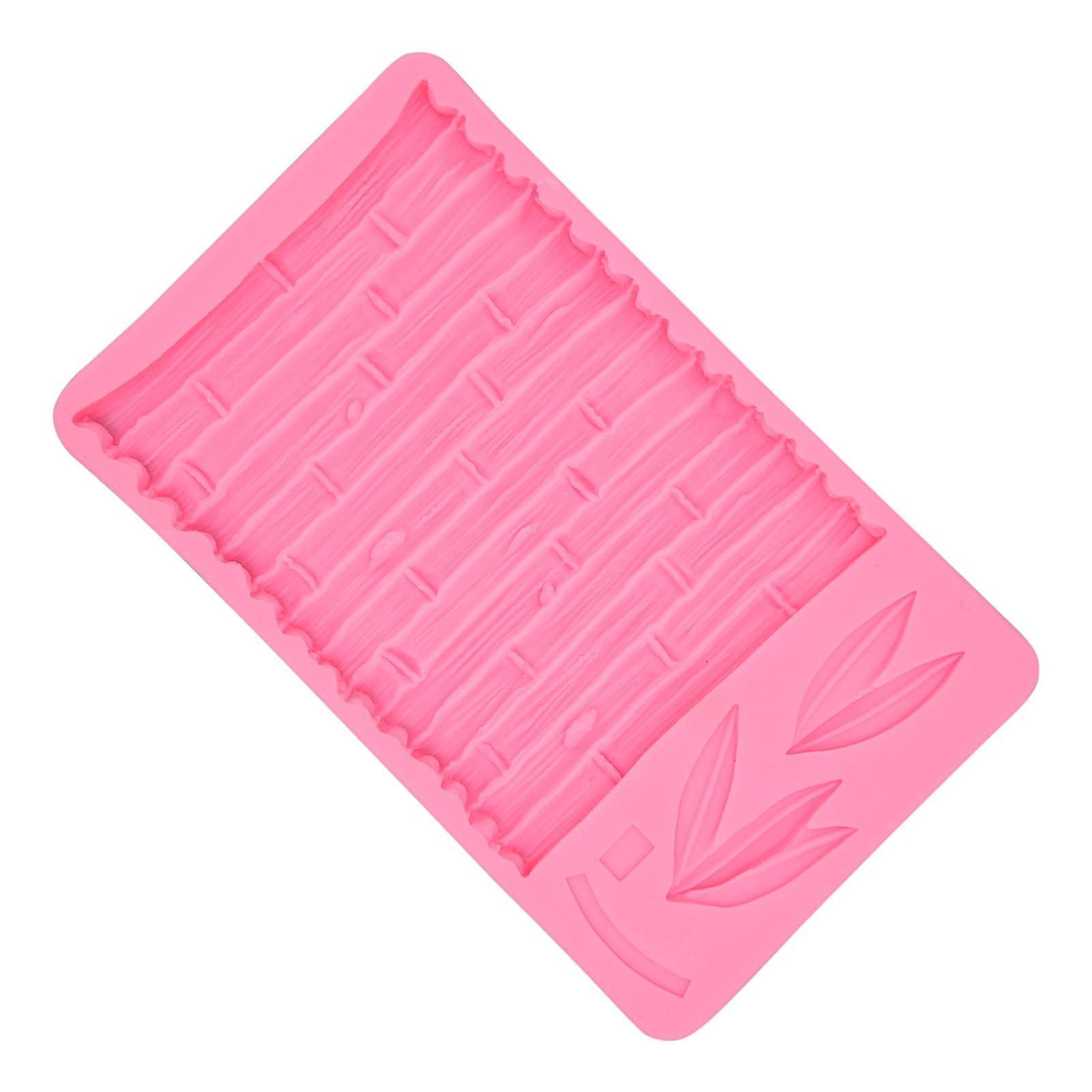 Chinese Style Bamboo Leaf Silicone Mold Bamboo Pattern Baking Mould for DIY Cake Fondant Chocolate V1294-YM0523-3118220086211