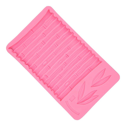 Chinese Style Bamboo Leaf Silicone Mold Bamboo Pattern Baking Mould for DIY Cake Fondant Chocolate V1294-YM0523-3118220086211