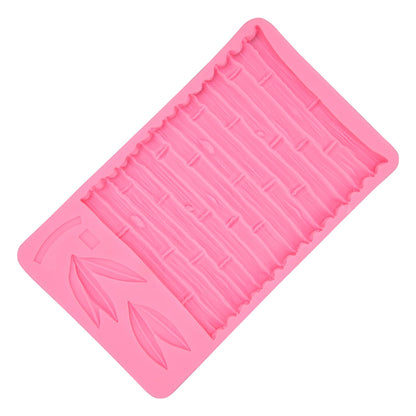 Chinese Style Bamboo Leaf Silicone Mold Bamboo Pattern Baking Mould for DIY Cake Fondant Chocolate V1294-YM0523-3118220086211