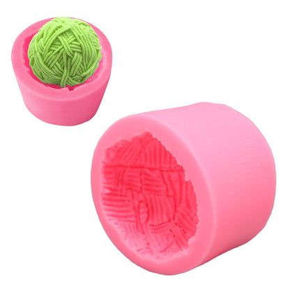 Aromatherapy Gypsum Candle Mould Chocolate Mousse Silicone Mold for Three Dimensional Wool Ball Decorating V1294-YM0523-3118220086511
