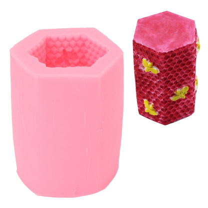 Beehive with Bee Silicone Mold Fondant Cake Chocolate Decoration Molds for DIY Baking Tool V1294-YM0523-3118220086911