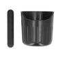 Coffee Grounds Bucket Portable ABS Coffee Knock Box with Skid Resistance Rubber Mat for Home Cafe Bar V1294-YM0523-3118220089211