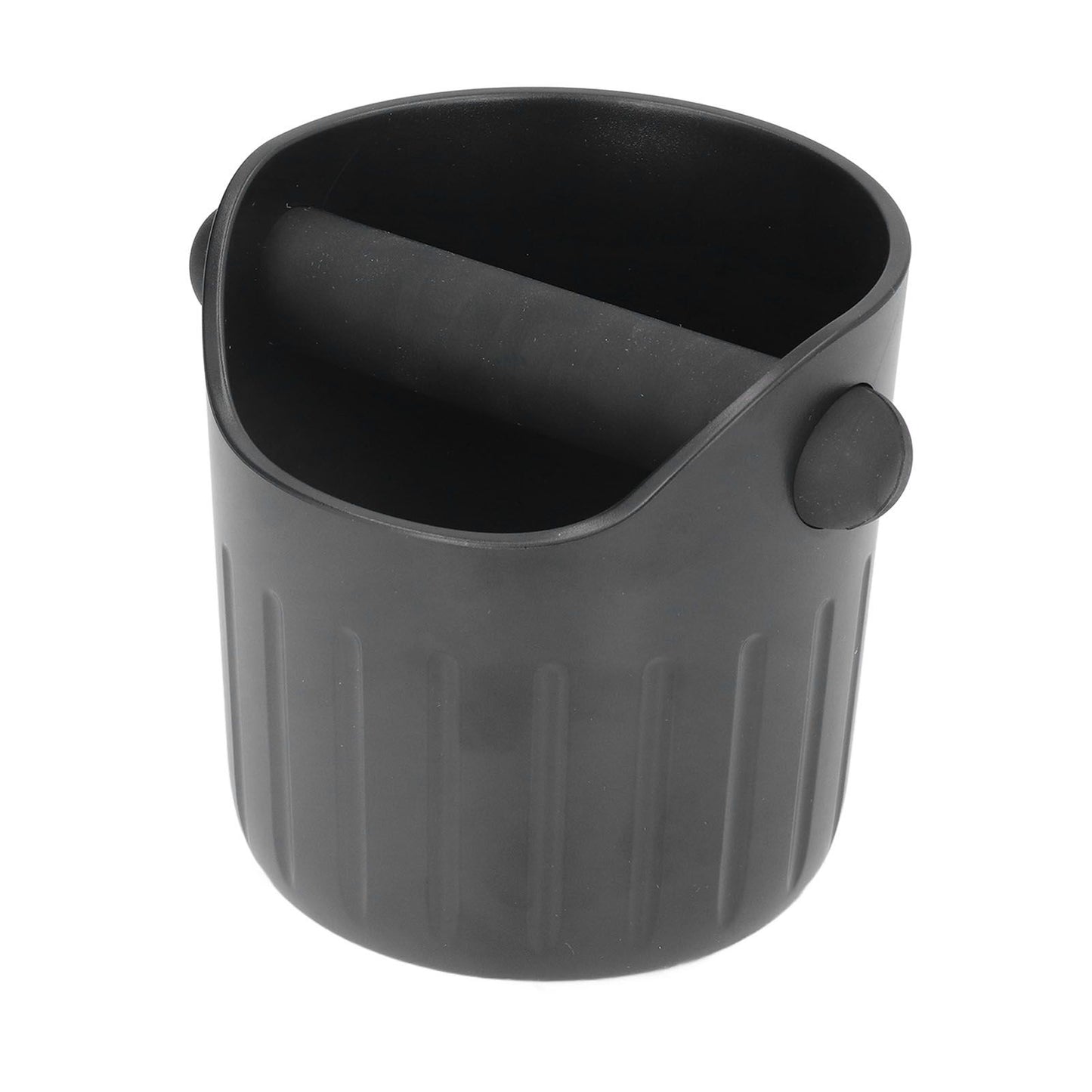 Coffee Grounds Bucket Portable ABS Coffee Knock Box with Skid Resistance Rubber Mat for Home Cafe Bar V1294-YM0523-3118220089211
