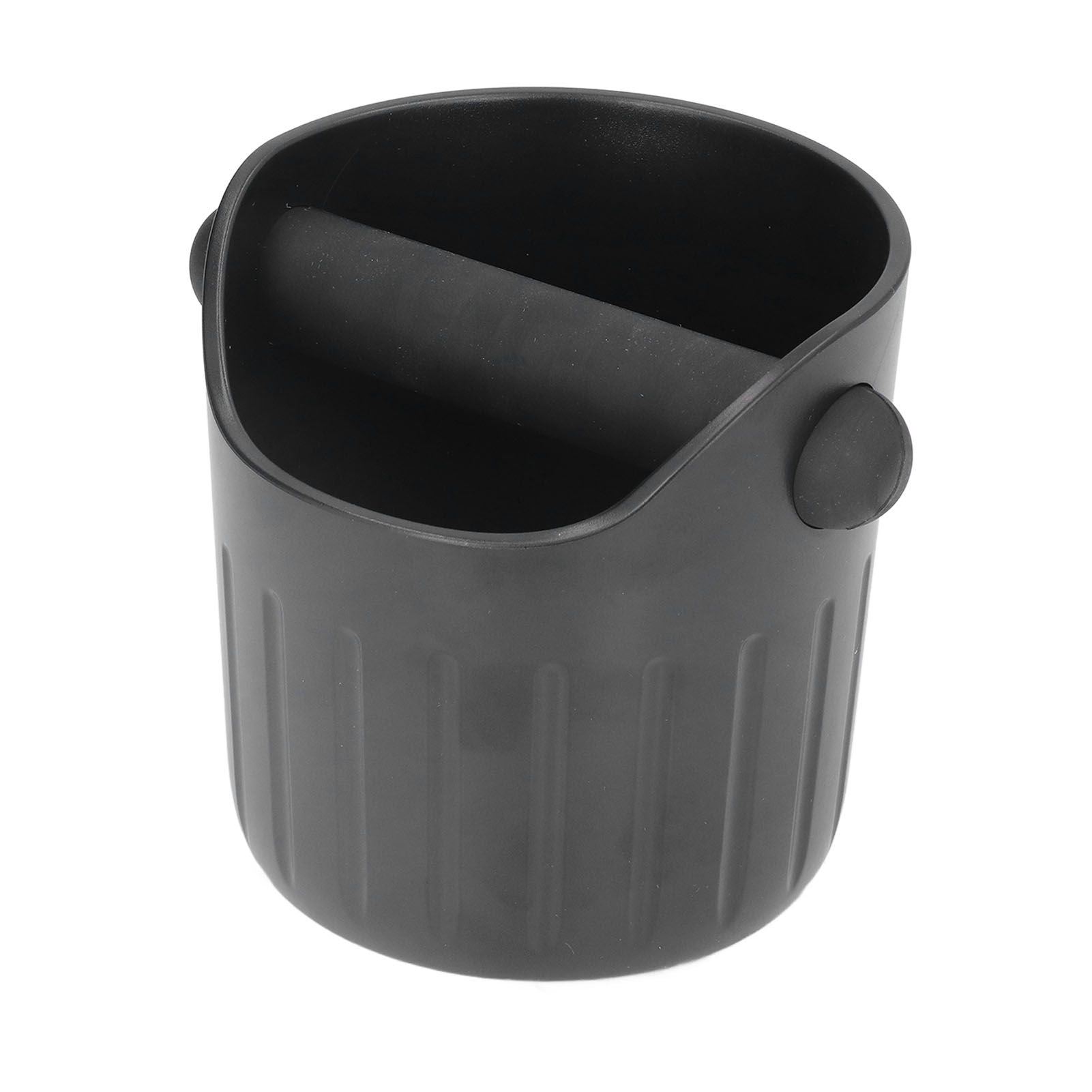 Coffee Grounds Bucket Portable ABS Coffee Knock Box with Skid Resistance Rubber Mat for Home Cafe Bar V1294-YM0523-3118220089211