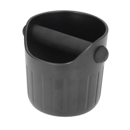 Coffee Grounds Bucket Portable ABS Coffee Knock Box with Skid Resistance Rubber Mat for Home Cafe Bar V1294-YM0523-3118220089211