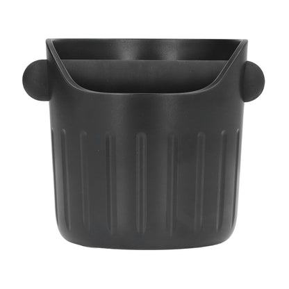 Coffee Grounds Bucket Portable ABS Coffee Knock Box with Skid Resistance Rubber Mat for Home Cafe Bar V1294-YM0523-3118220089211