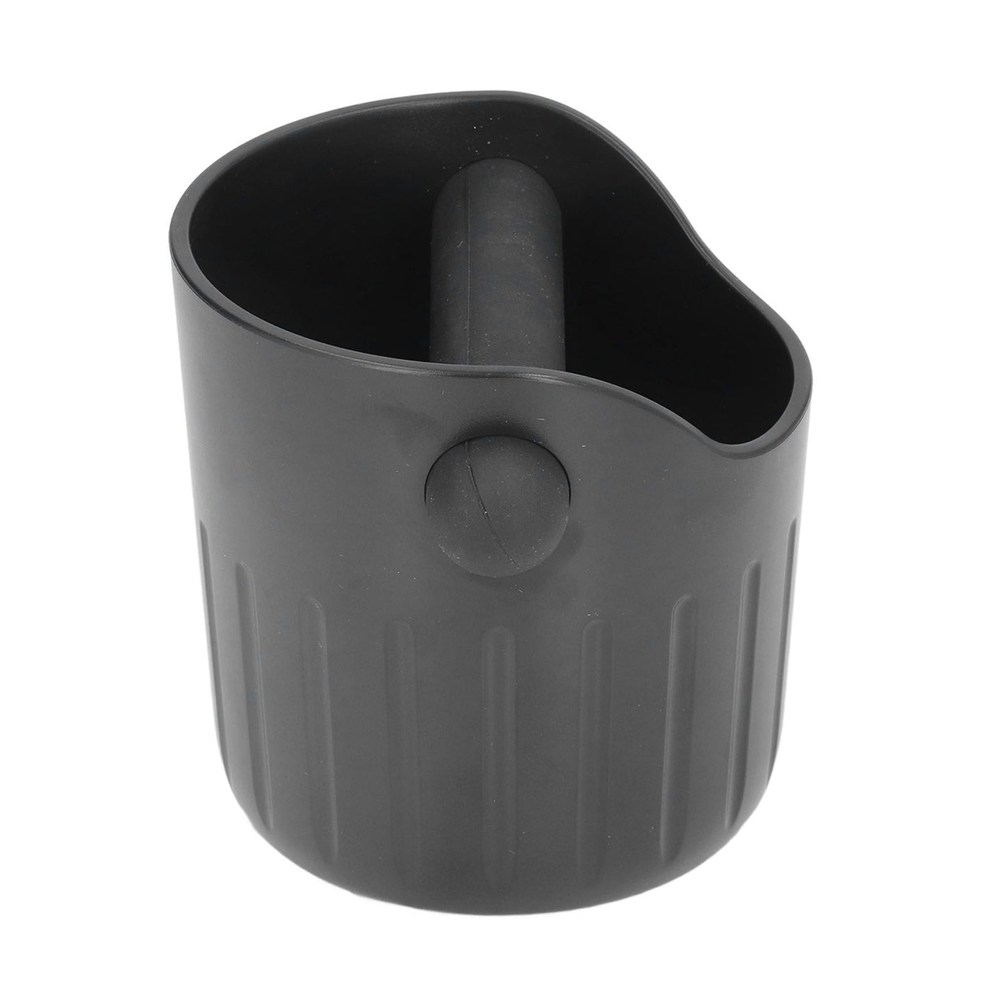 Coffee Grounds Bucket Portable ABS Coffee Knock Box with Skid Resistance Rubber Mat for Home Cafe Bar V1294-YM0523-3118220089211