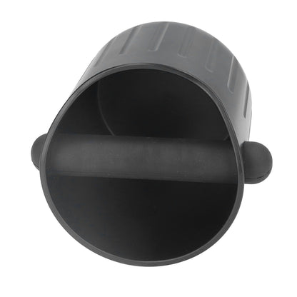 Coffee Grounds Bucket Portable ABS Coffee Knock Box with Skid Resistance Rubber Mat for Home Cafe Bar V1294-YM0523-3118220089211