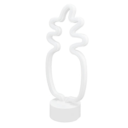Neon Night Light Battery Powered Removable Base 20000 Hours Lamp Life Green Warm Light for Home V1294-YM0523-3119210181111