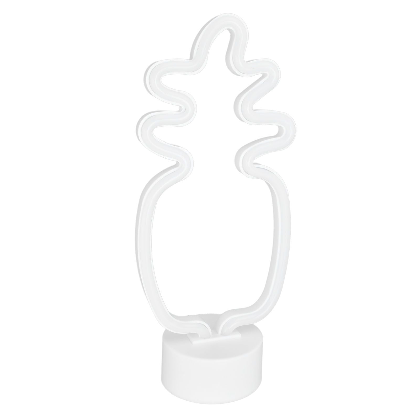 Neon Night Light Battery Powered Removable Base 20000 Hours Lamp Life Green Warm Light for Home V1294-YM0523-3119210181111