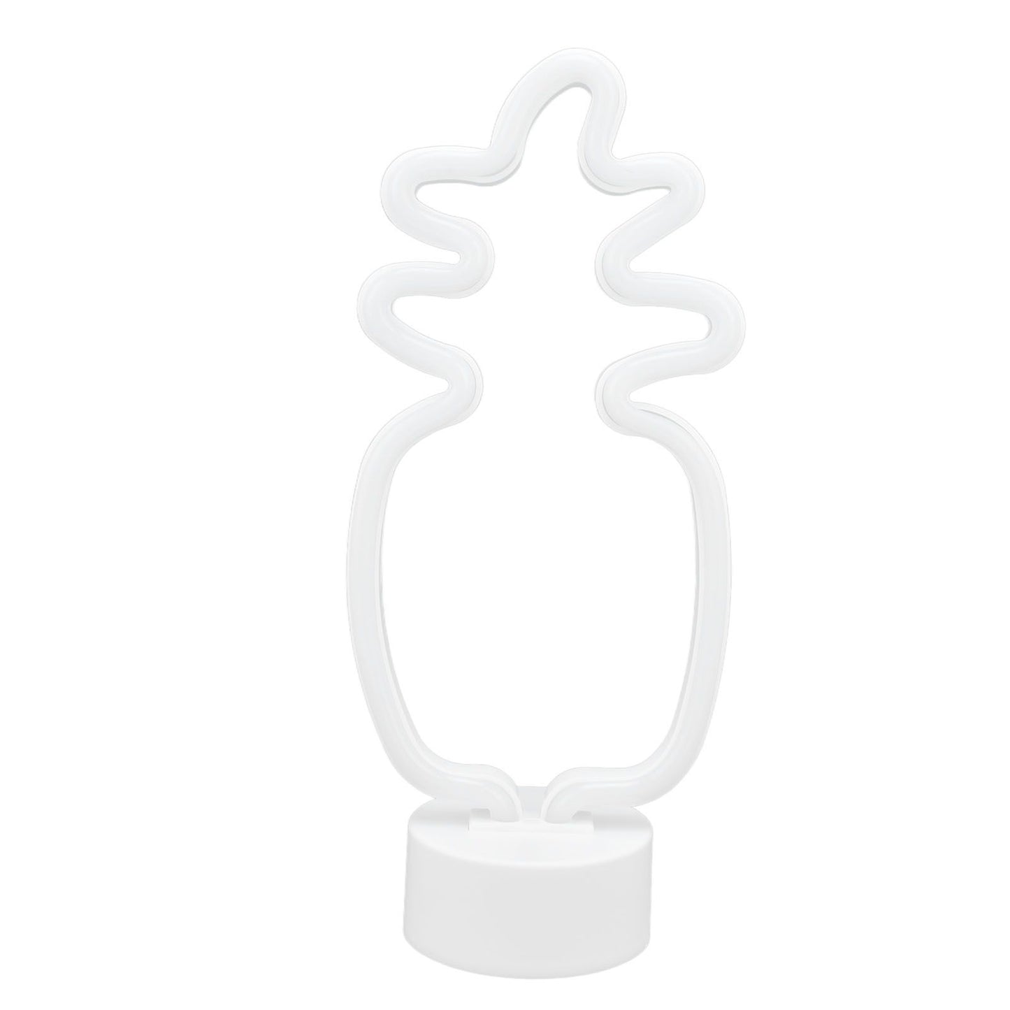 Neon Night Light Battery Powered Removable Base 20000 Hours Lamp Life Green Warm Light for Home V1294-YM0523-3119210181111