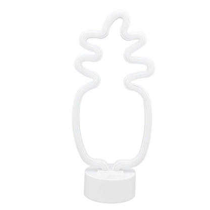 Neon Night Light Battery Powered Removable Base 20000 Hours Lamp Life Green Warm Light for Home V1294-YM0523-3119210181111