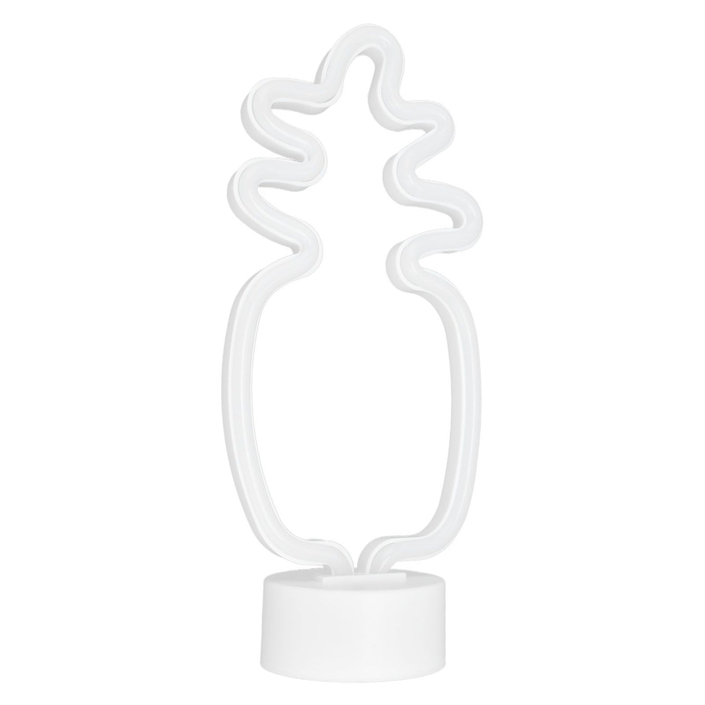 Neon Night Light Battery Powered Removable Base 20000 Hours Lamp Life Green Warm Light for Home V1294-YM0523-3119210181111