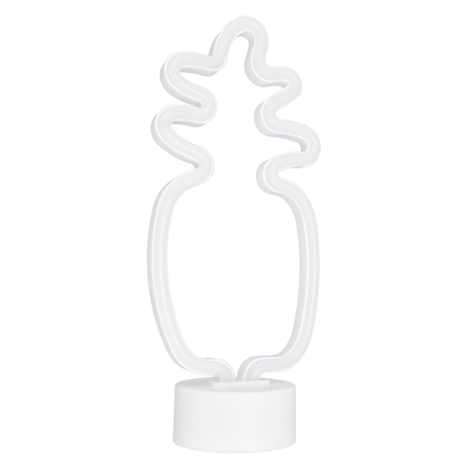 Neon Night Light Battery Powered Removable Base 20000 Hours Lamp Life Green Warm Light for Home V1294-YM0523-3119210181111