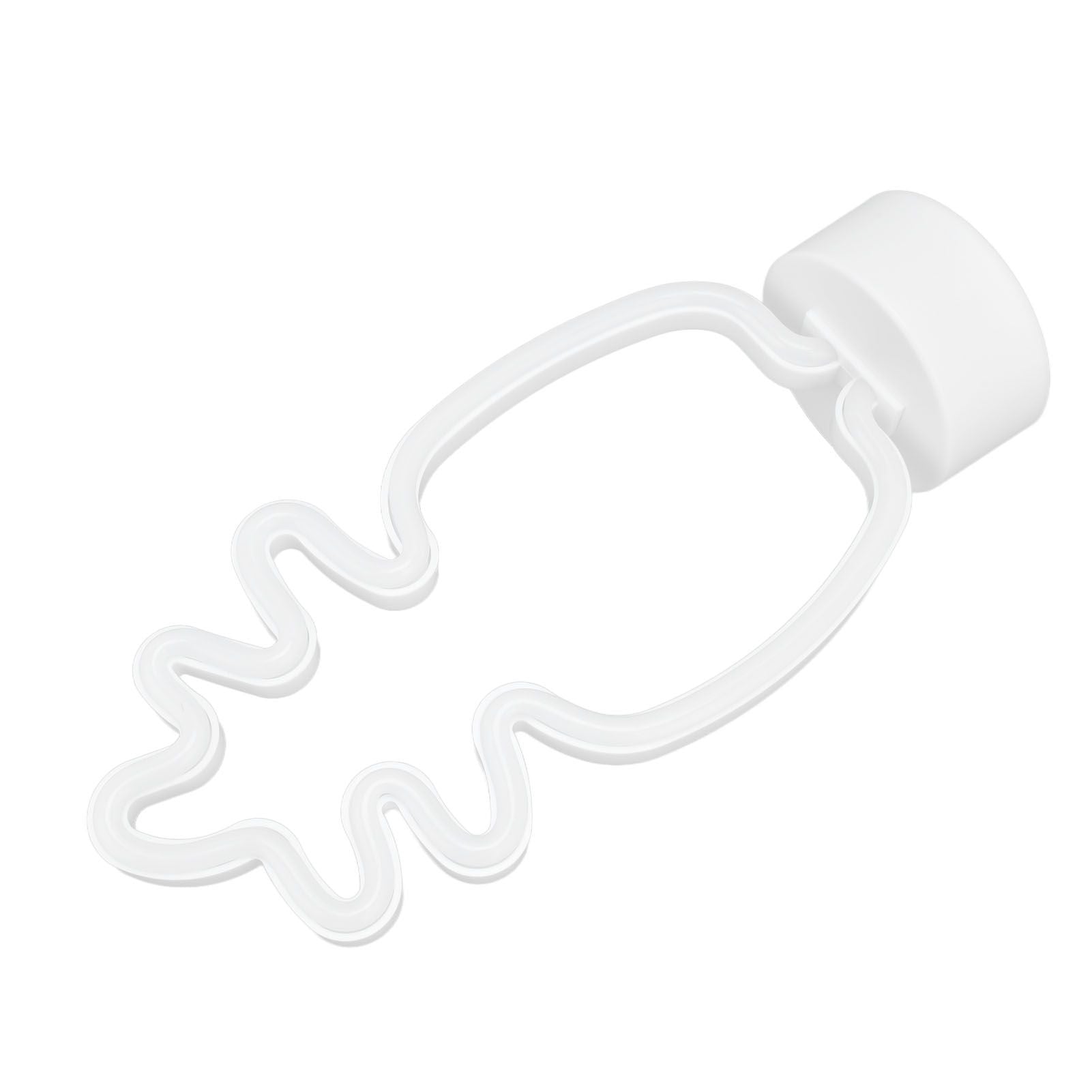 Neon Night Light Battery Powered Removable Base 20000 Hours Lamp Life Green Warm Light for Home V1294-YM0523-3119210181111