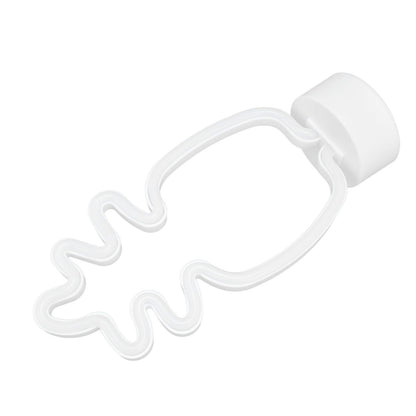 Neon Night Light Battery Powered Removable Base 20000 Hours Lamp Life Green Warm Light for Home V1294-YM0523-3119210181111