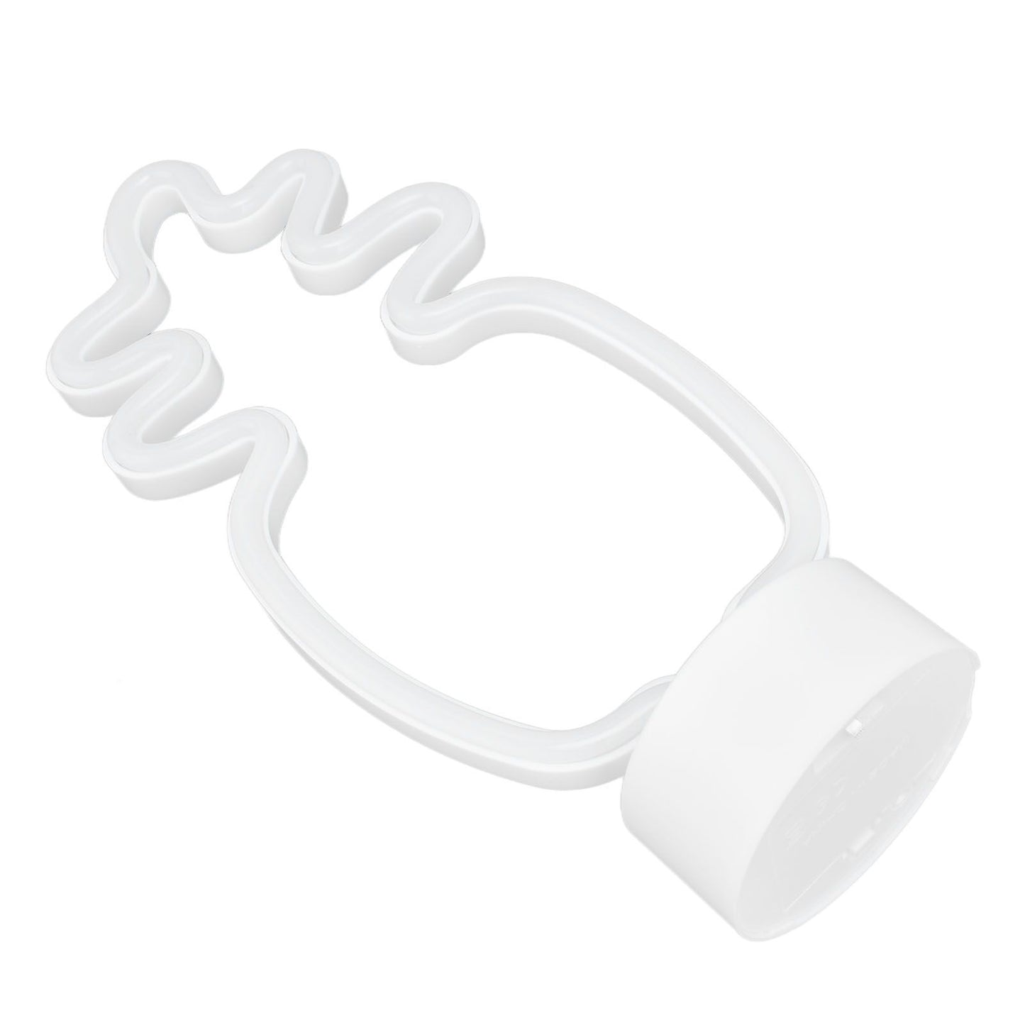 Neon Night Light Battery Powered Removable Base 20000 Hours Lamp Life Green Warm Light for Home V1294-YM0523-3119210181111
