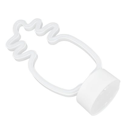 Neon Night Light Battery Powered Removable Base 20000 Hours Lamp Life Green Warm Light for Home V1294-YM0523-3119210181111