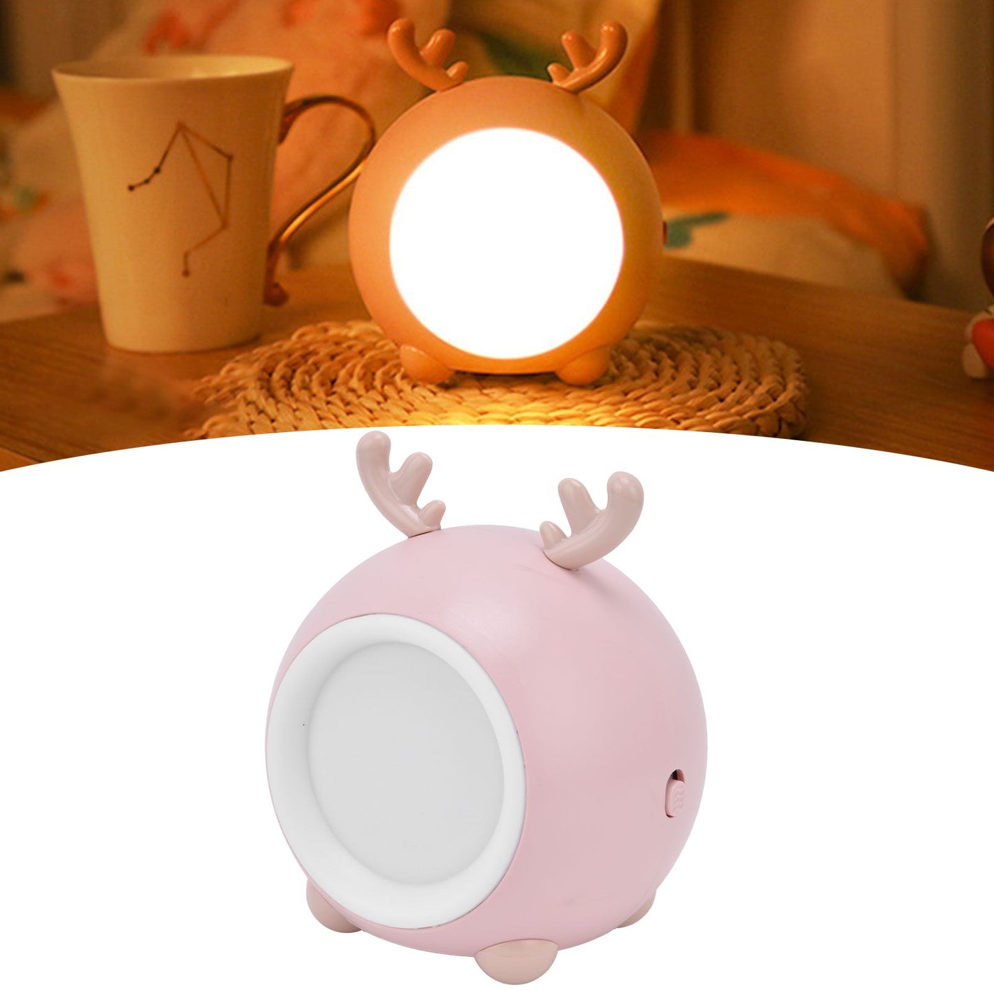 Cute Pet Night Light Portable Adjustable Brightness Eye Protection Three Level Color Temperature Bedroom V1294-YM0523-3119210184111