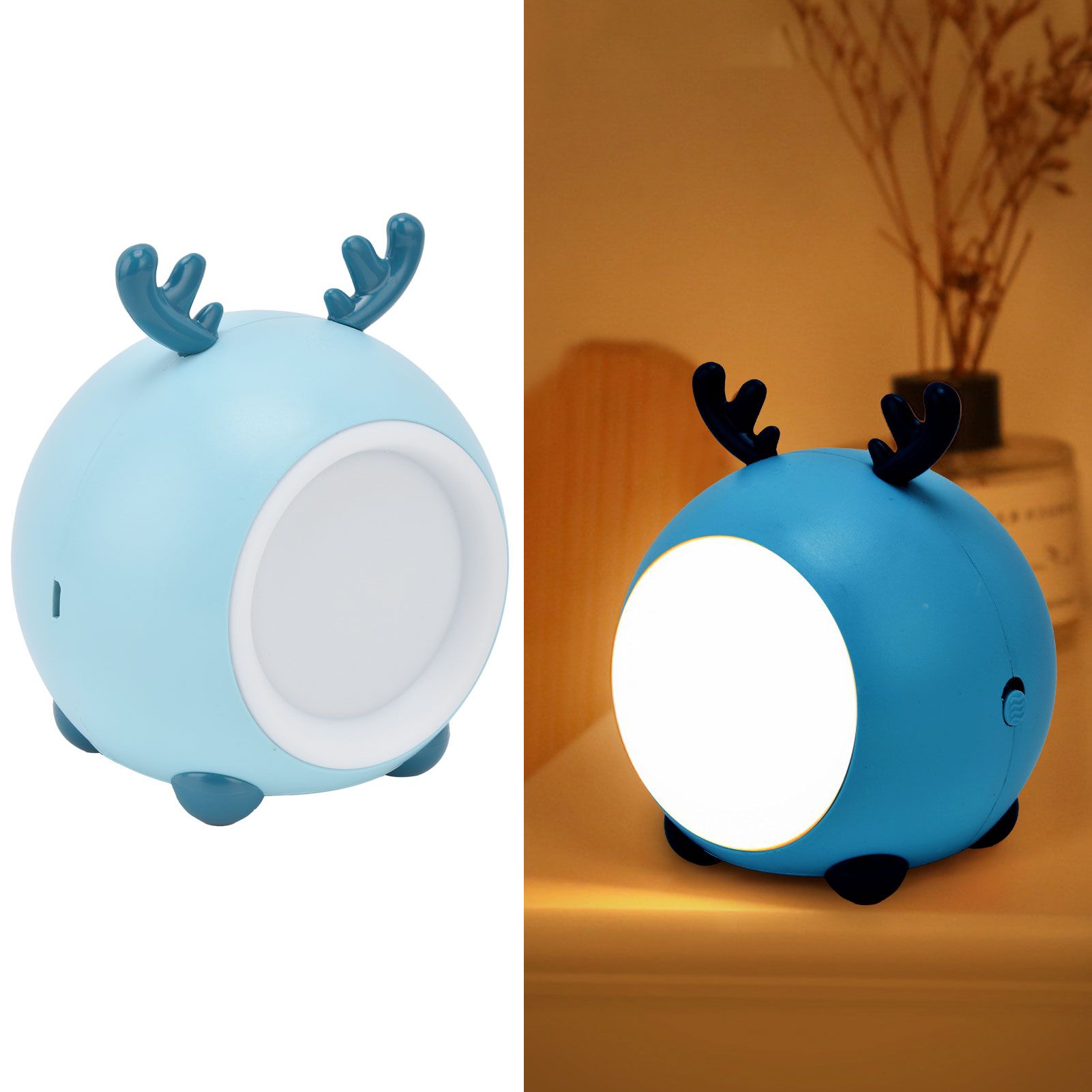Cute Pet Night Light Portable Adjustable Brightness Eye Protection Three Level Color Temperature Bedroom V1294-YM0523-3119210184112