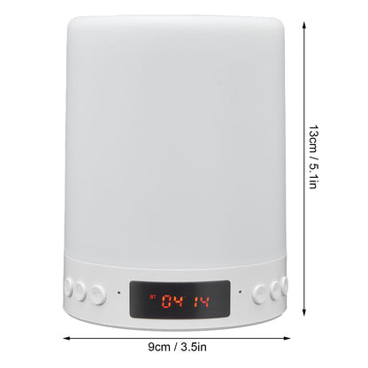 Night Light Bluetooth Speaker Portable Wireless Colorful Pattern 3 Speed Dimming Bedside Music Table Lamp V1294-YM0523-3119210184411