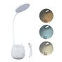 LED Desk Lamp Plastic Flexible Desk LED Light with Pen Holder for Table Lighting 5V V1294-YM0523-3119210184511
