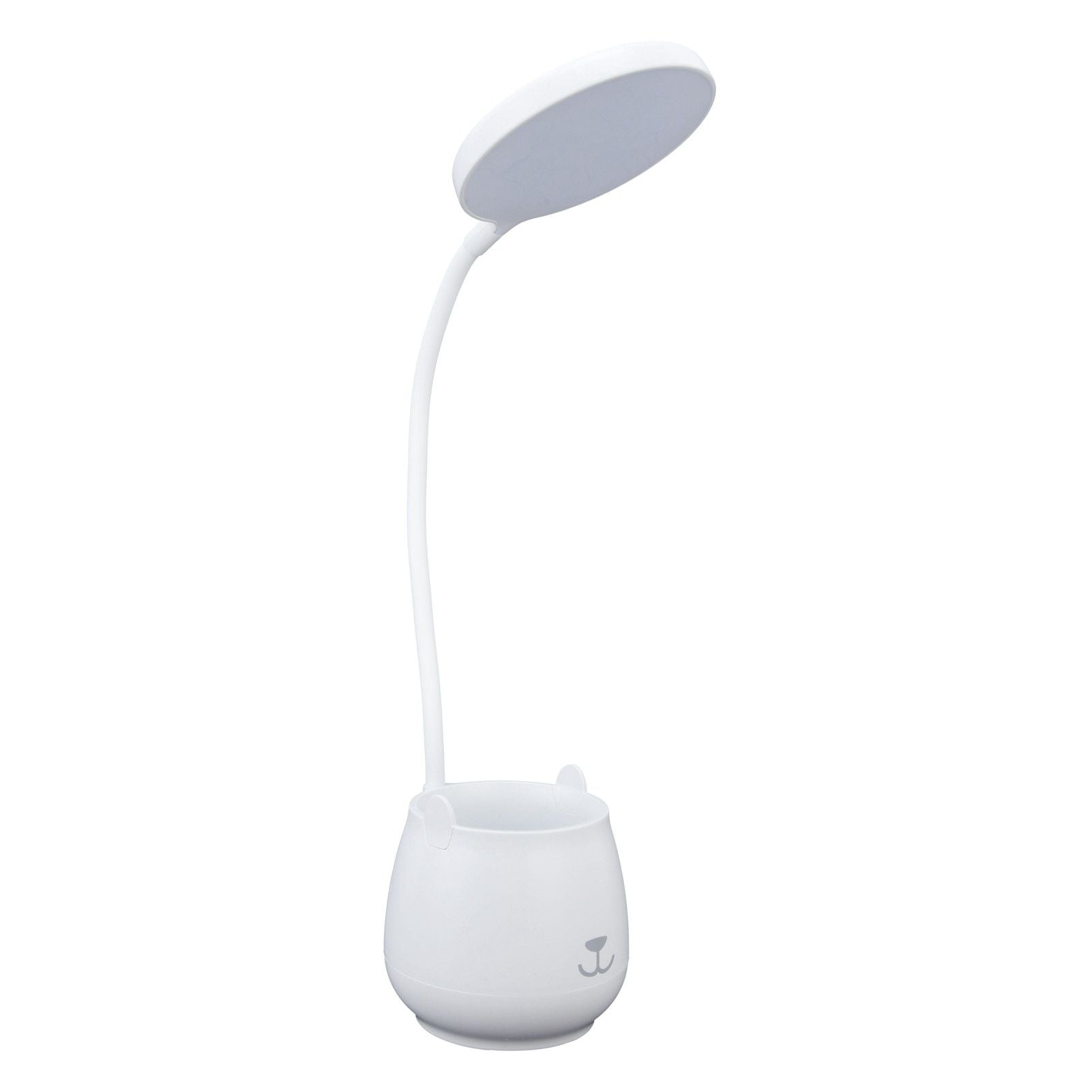 LED Desk Lamp Plastic Flexible Desk LED Light with Pen Holder for Table Lighting 5V V1294-YM0523-3119210184511